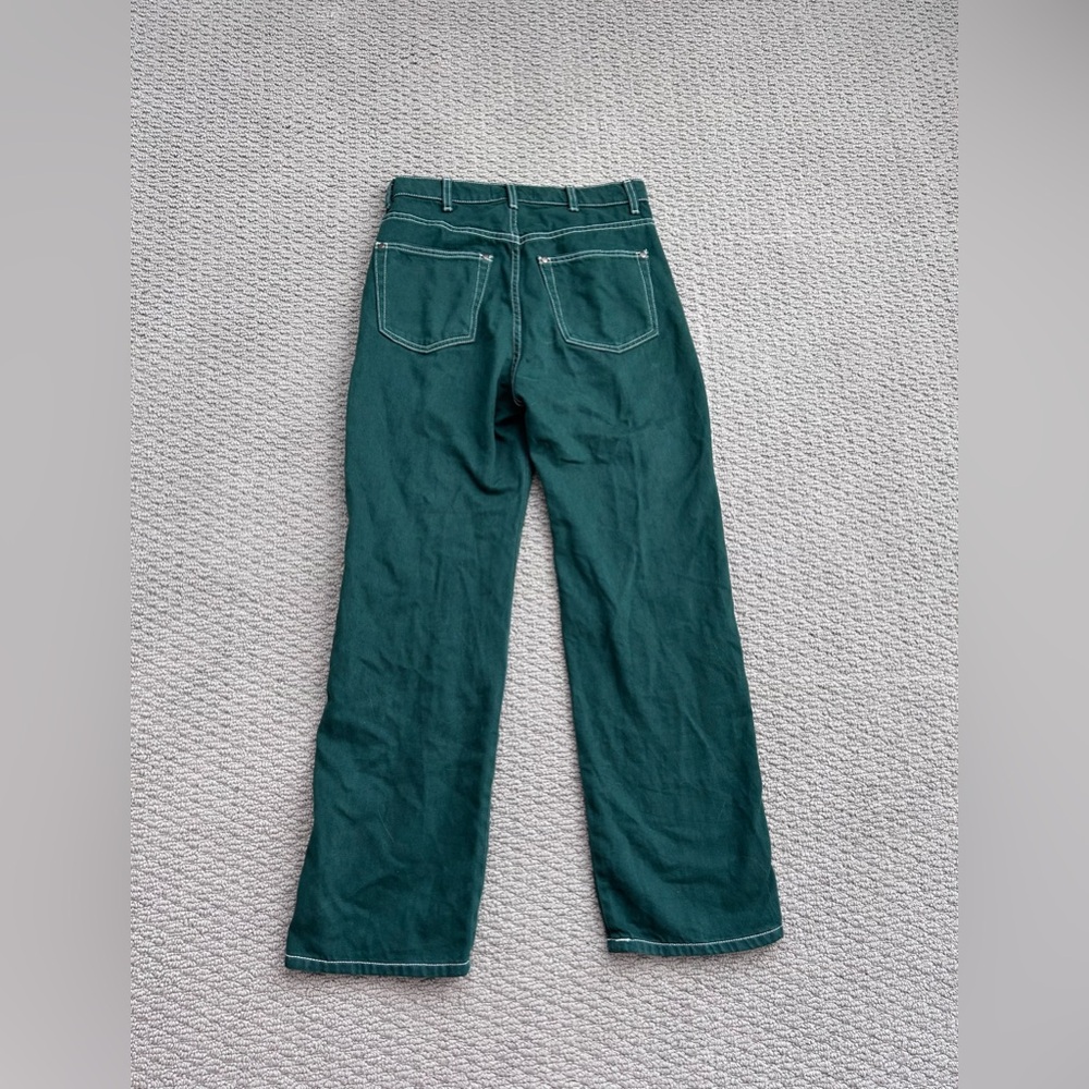Reformation Cowboy High Rise Straight Jeans Organic Cotton
Emerald Green
Size 26 - Picture 8 of 12